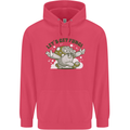 Lets Get Fungi Funky Magic Mushrooms Childrens Kids Hoodie Heliconia