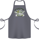 Lets Get Fungi Funky Magic Mushrooms Cotton Apron 100% Organic Steel
