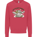 Lets Get Fungi Funky Magic Mushrooms Kids Sweatshirt Jumper Heliconia