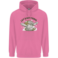 Lets Get Fungi Funky Magic Mushrooms Mens 80% Cotton Hoodie Azelea