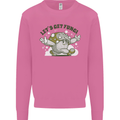 Lets Get Fungi Funky Magic Mushrooms Mens Sweatshirt Jumper Azalea