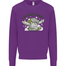 Lets Get Fungi Funky Magic Mushrooms Mens Sweatshirt Jumper Purple