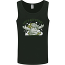 Lets Get Fungi Funky Magic Mushrooms Mens Vest Tank Top Black