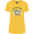 Lets Get Fungi Funky Magic Mushrooms Womens Wider Cut T-Shirt Yellow