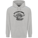 Lets Get Fungi Magic Mushrooms LSD Childrens Kids Hoodie Sports Grey