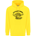 Lets Get Fungi Magic Mushrooms LSD Childrens Kids Hoodie Yellow