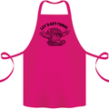 Lets Get Fungi Magic Mushrooms LSD Cotton Apron 100% Organic Pink