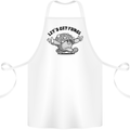 Lets Get Fungi Magic Mushrooms LSD Cotton Apron 100% Organic White