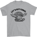 Lets Get Fungi Magic Mushrooms LSD Mens T-Shirt 100% Cotton Sports Grey