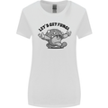 Lets Get Fungi Magic Mushrooms LSD Womens Wider Cut T-Shirt White