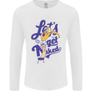 Lets Get Naked Mens Long Sleeve T-Shirt White