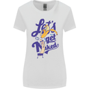 Lets Get Naked Womens Wider Cut T-Shirt White