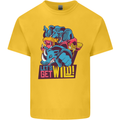 Lets Get Wild Rhino Gorilla Elephant Hippo Kids T-Shirt Childrens Yellow