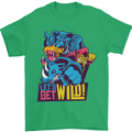Lets Get Wild Rhino Gorilla Elephant Hippo Mens T-Shirt Cotton Gildan Irish Green