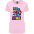 Lets Get Wild Rhino Gorilla Elephant Hippo Womens Wider Cut T-Shirt Light Pink