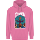 Lets Make a Coven Halloween Satanic Horror Childrens Kids Hoodie Azalea
