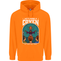Lets Make a Coven Halloween Satanic Horror Childrens Kids Hoodie Orange
