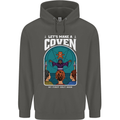 Lets Make a Coven Halloween Satanic Horror Childrens Kids Hoodie Storm Grey