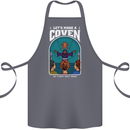 Lets Make a Coven Halloween Satanic Horror Cotton Apron 100% Organic Steel