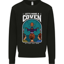 Lets Make a Coven Halloween Satanic Horror Kids Sweatshirt Jumper Black