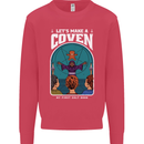 Lets Make a Coven Halloween Satanic Horror Kids Sweatshirt Jumper Heliconia