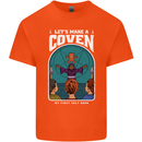 Lets Make a Coven Halloween Satanic Horror Kids T-Shirt Childrens Orange