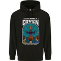 Lets Make a Coven Halloween Satanic Horror Mens 80% Cotton Hoodie Black