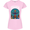 Lets Make a Coven Halloween Satanic Horror Womens Petite Cut T-Shirt Light Pink