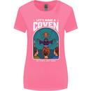 Lets Make a Coven Halloween Satanic Horror Womens Wider Cut T-Shirt Azalea