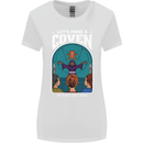 Lets Make a Coven Halloween Satanic Horror Womens Wider Cut T-Shirt White