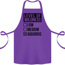 Levels of Wildness Aquarius Cotton Apron 100% Organic Purple