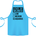 Levels of Wildness Aquarius Cotton Apron 100% Organic Turquoise