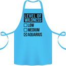 Levels of Wildness Aquarius Cotton Apron 100% Organic Turquoise