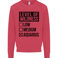 Levels of Wildness Aquarius Kids Sweatshirt Jumper Heliconia