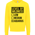 Levels of Wildness Aquarius Kids Sweatshirt Jumper Yellow