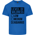 Levels of Wildness Aquarius Kids T-Shirt Childrens Royal Blue