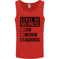 Levels of Wildness Aquarius Mens Vest Tank Top Red