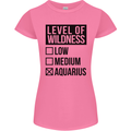 Levels of Wildness Aquarius Womens Petite Cut T-Shirt Azalea
