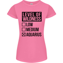 Levels of Wildness Aquarius Womens Petite Cut T-Shirt Azalea