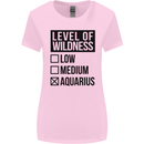 Levels of Wildness Aquarius Womens Wider Cut T-Shirt Light Pink