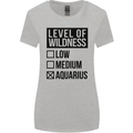 Levels of Wildness Aquarius Womens Wider Cut T-Shirt Sports Grey