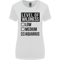 Levels of Wildness Aquarius Womens Wider Cut T-Shirt White