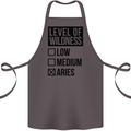 Levels of Wildness Aries Cotton Apron 100% Organic Dark Grey