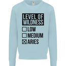 Levels of Wildness Aries Kids Sweatshirt Jumper Light Blue