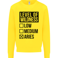 Levels of Wildness Aries Kids Sweatshirt Jumper Yellow