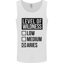 Levels of Wildness Aries Mens Vest Tank Top White
