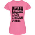 Levels of Wildness Aries Womens Petite Cut T-Shirt Azalea