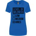 Levels of Wildness Aries Womens Wider Cut T-Shirt Royal Blue