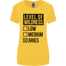 Levels of Wildness Aries Womens Wider Cut T-Shirt Yellow