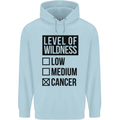 Levels of Wildness Cancer Childrens Kids Hoodie Light Blue